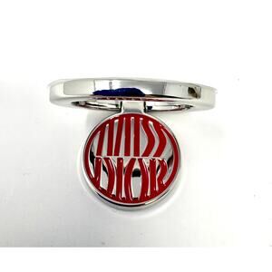 Miss Dior Phone Ring Holder – Red & Silver Logo | VIP Dior Gift